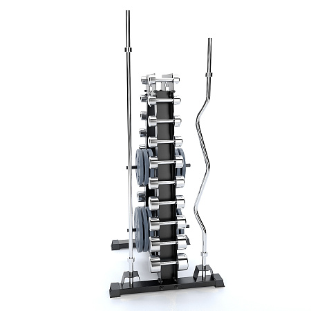 Стойка для хранения гантелей, дисков и грифов Domsen Ds49 d25мм